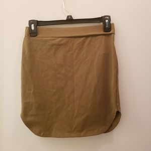 Olive green skirt
